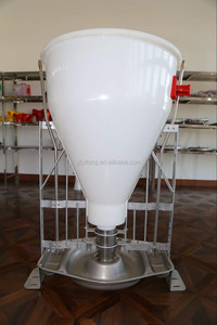 65L Acero inoxidable 304 Soporte Weaner Dry Wet Feeder <span class=keywords><strong>para</strong></span> cerdo <span class=keywords><strong>para</strong></span> granja <span class=keywords><strong>de</strong></span> cría <span class=keywords><strong>de</strong></span> animales - Product Image 3