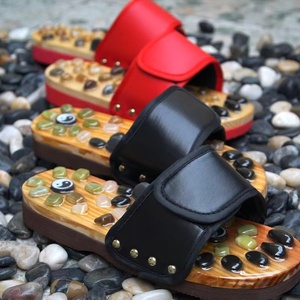 Sandalias de Playa de Verano Xuanhui, Sandalias de Masaje de Madera con Acupresión Japonesa, Sandalias de Baño de Piedra, Sandalias y Pantuflas para Mujer - Product Image 3