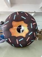 La publicité extérieure géant gonflable beignet ballon chocolat accessoires alimentaires sucrés gonflables