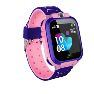 Q12 jam tangan pintar anak jam tangan pintar pelacak posisi GPS SOS panggilan Video Android sentuh baru jam tangan pintar ip67 jam tangan pintar