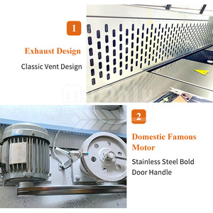 MY Commercial Diesel 36 Tray Cookie Bread Four rotatif à air chaud au gaz pour la boulangerie - Product Image 3