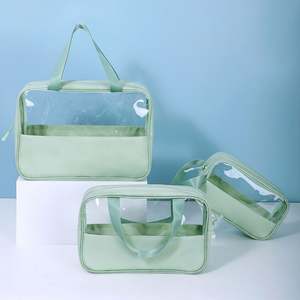 Hot Selling OEM Custom <b>Travel</b> Cosmetic <b>Bag</b> Ultra Portable Makeup <b>Toiletry</b> Pouch for <b>Women</b> - Product Image 1