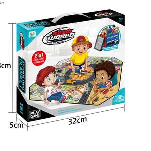 <span class=keywords><strong>Tapis</strong></span> Oxford pliable pour enfants, boîte <span class=keywords><strong>de</strong></span> rangement, <span class=keywords><strong>tapis</strong></span> <span class=keywords><strong>de</strong></span> jeu <span class=keywords><strong>de</strong></span> piste <span class=keywords><strong>de</strong></span> voiture <span class=keywords><strong>de</strong></span> course coulissant - Product Image 1