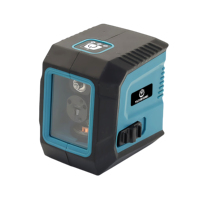 Niveau laser portable à deux lignes, 360 degrés, instrument de nivellement laser croisé