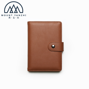 Portefeuille de voyage en cuir véritable de luxe personnalisé avec logo, haute qualité, blocage RFID, emplacements pour cartes de crédit, marque Mount Yanzhi - Product Image 2