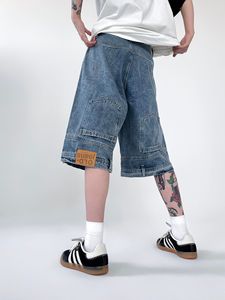Pantalones Vaqueros de Hombre con Costuras Asimétricas, Corte Relajado, Denim, Proveedor - Product Image 1