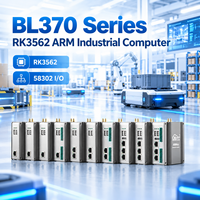 Ordinateur industriel BL370 RK3562 ARM avec NPU 1TOPS, 58302 configurations E/S, Linux-RT, vidéo 4K pour le contrôle industriel de la robotique AGV