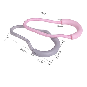 En gros Coloré En Forme De U En Nylon Durable <span class=keywords><strong>Fermeture</strong></span> À Glissière Tirettes En Plastique De Remplacement Zipper Tags Tab pour Sacs À Dos Sacs À Main DIY - Product Image 6