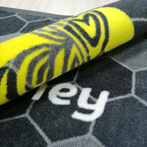 <strong>Heavy</strong> <strong>Duty</strong> Commercial Use <strong>Rubber</strong> <strong>Backed</strong> Factory Promotion Doormats with Personal Logo - Product Image 3