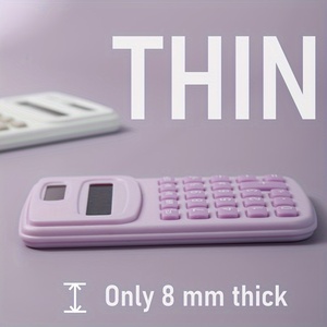 Bán buôn nhỏ gọn <span class=keywords><strong>8</strong></span>-chữ số mini máy tính xách tay bỏ túi có kích thước tự động shut-off LCD hiển thị 4 cổ điển Macaron màu sắc - Product Image 4