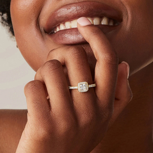 Anillos de Boda de Lujo CANNER, Diseño de Diseñador, Plata de Ley S925, Chapados en Oro de 18K, con Circonita Cúbica para Parejas, Anillos Finos para Mujer - Product Image 6