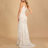 Vestido Largo Casual de Verano para Mujer, Cuello en V, Sin Mangas, Ajustado, Elegante, para Fiestas