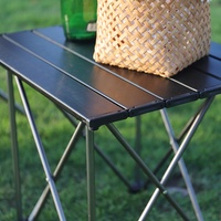 Chaise de camping durable en alliage d'aluminium léger XATP avec table d'appoint Table pliante de camping pour pique-nique