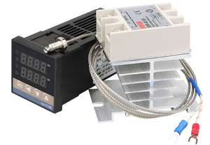 REX-C100 תרמוסטט + צמד תרמי + 40DA מצב מוצק ממסר + רדיאטור טמפרטורת בקרת סט - Product Image 2