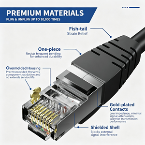 Câble Ethernet M12 vers RJ45 4 broches 8 conducteurs avec connecteur codé ADX, câble de bus blindé à paires torsadées haute flexibilité pour caméras industrielles - Product Image 6