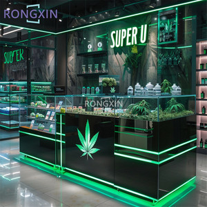 तंबाकू दुकानों के लिए अनुकूलित स्टोर इंटीरियर डिजाइन धूम्रपान की दुकान प्रदर्शन रैक - Product Image 4