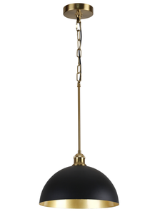 skd sunsir dome project Industrial pendant light iron <b>black</b> <b>and</b> <b>gold</b> chain hanging <b>lamps</b> ceiling lights for home apartment - Product Image 4