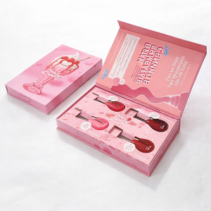 Set de 4 Bálsamos Ceramida Milkshake Kindalys en Caja Rígida Rosa con Impresión de Logotipo UV para Uso Cosmético - Product Image 4