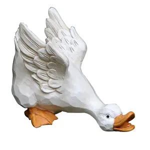 Simulated animal garden rockery statue duck statue for courtyard landscaping