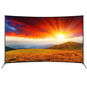 Android Cermin Super OD20 TV 4K 55 Inci, Kaca Baja Akustik 3D FHD LED