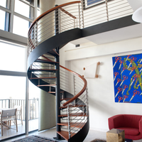 DAIYA rampe d'escalier en spirale 3d avec escalier en spirale moderne