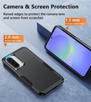 Étui de téléphone antichoc avec clip de ceinture robuste et béquille pour Samsung Galaxy A36-5G