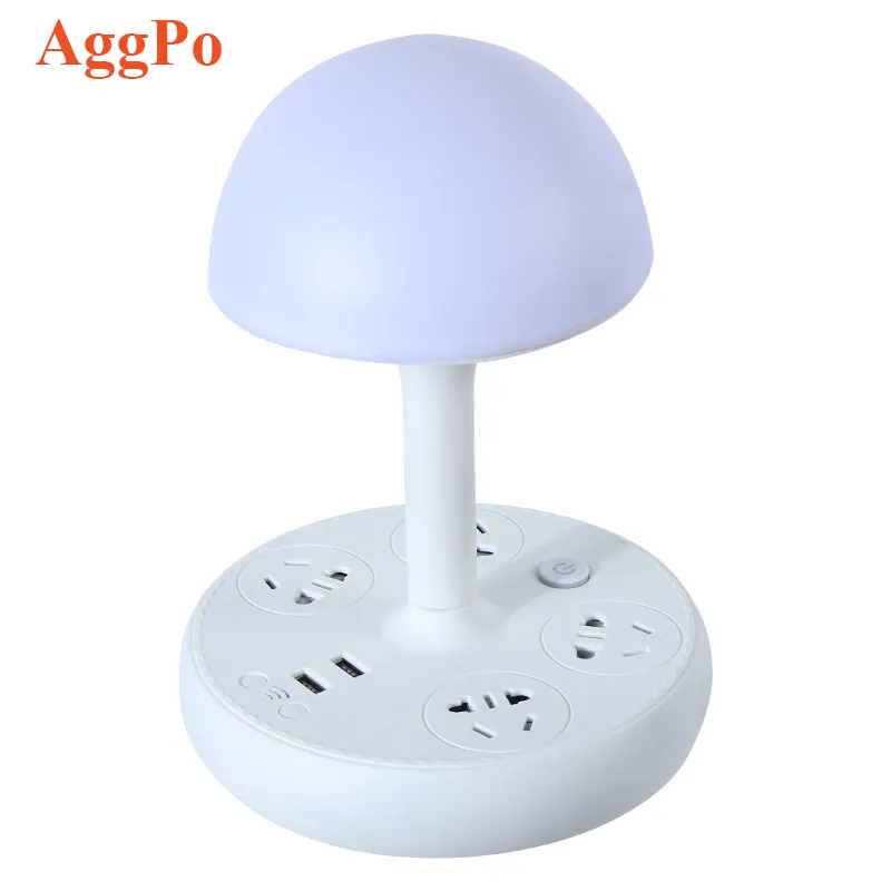 Versatile socket lamp Plug-in creative remote control small night lamp bedroom home bedside light modern desk lamp