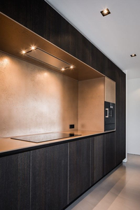 Mueble de Cocina Moderno con Puerta de Vidrio y Panel de MDF, Diseño para una Fácil Limpieza y un Aspecto Contemporáneo - Product Image 5