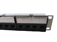 Panneau de raccordement français 19 pouces UTP cat.5e cat6 cat.6a 24 ports pour type legrand