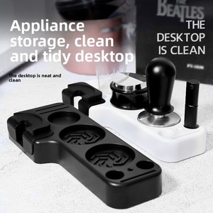 Supporto Multifunzionale per Accessori da Caffè con Base Antiscivolo, Stazione per Pressatura Espresso Salvaspazio, Portafiltro e Supporto per Tamper - Product Image 6