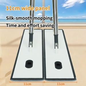 Serpillère plate autonettoyante mains libres améliorée avec panneau élargi de 42 cm et rotation à 360° <span class=keywords><strong>pour</strong></span> un nettoyage efficace de toute la maison - Product Image 2