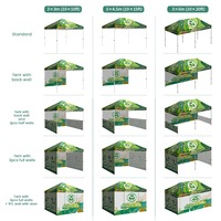 Nouvelle grande tente publicitaire 3x3 Berber Motorctoss Gazebo du fournisseur professionnel pour les événements intérieurs et les célébrations en plein air