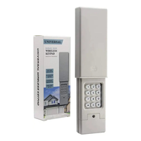 Teclado Universal para Puerta de Garaje, Inalámbrico, sin Llave, Compatible con Abrepuertas de Garaje, con Control por Interruptor DIP o Botón de Aprendizaje