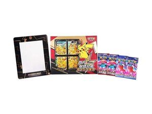 Boîte de collection de cartes à collectionner <span class=keywords><strong>Pokémon</strong></span> TCG <span class=keywords><strong>Pikachu</strong></span> V-Union sous licence officielle chinoise, boîte de booster, jeu de cartes à collectionner, ensemble complet scellé - Product Image 2