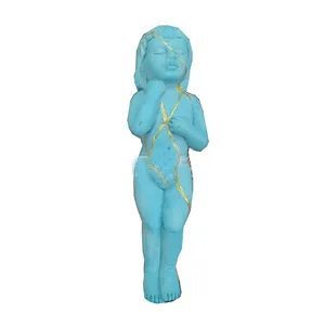Sculpture de déesse en résine pour bébé, amour, cadeau de guérison, décoration de la maison, cadeau de bureau pour fille, artisanat