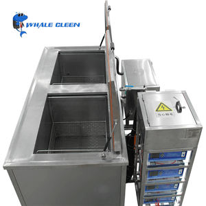 Limpeza Ultrassônica Industrial Blue Whale Elétrica Nova com Dois Tanques 360L 264L 192L 175L 135L 108L 96L 88L - Product Image 2