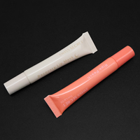 10ml 20ml Squeeze Tube Vide Doux Brillant À Lèvres Rouge À Lèvres Baume À Lèvres Rouleau Crème Pour Les Yeux Emballage Blanc Rose En Plastique PE Fabrique Tube