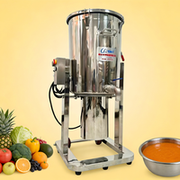 Robot culinaire commercial en acier inoxydable 304 pour le traitement de la laitue, des abricots, des oranges, du lait de coco et des feuilles de légumes 3/4KW