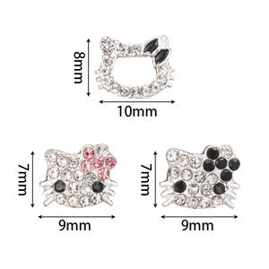 Dijes <span class=keywords><strong>de</strong></span> <span class=keywords><strong>Uñas</strong></span> 3D con Forma <span class=keywords><strong>de</strong></span> Gatito <span class=keywords><strong>Kawaii</strong></span>, Diamantes <span class=keywords><strong>de</strong></span> Imitación, <span class=keywords><strong>Hello</strong></span> <span class=keywords><strong>Kitty</strong></span>, Brillantes, para Manicura, Manualidades, 100 Piezas, Accesorios <span class=keywords><strong>de</strong></span> Aleación <span class=keywords><strong>de</strong></span> Metal - Product Image 1