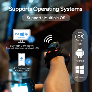 Meferi ms300r công nghiệp Mini Ring không dây máy quét mã vạch Bluetooth 2D <span class=keywords><strong>QR</strong></span> bar <span class=keywords><strong>code</strong></span> <span class=keywords><strong>Reader</strong></span> với 1000 mAh pin lớn - Product Image 5