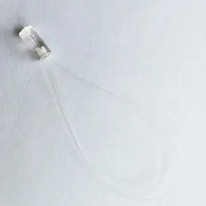 Alat Rambut Transparan Cincin Loop Plastik, Ekstensi Rambut Cincin Loop Mikro