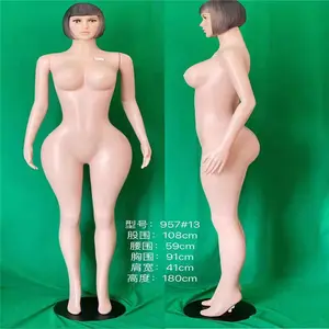 模特批发大胸部和臀部塑料廉价模特假人浅肤色全身女