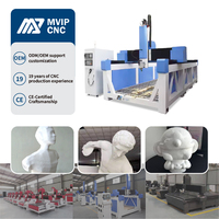 Machine de fraisage CNC industrielle MVIP à 5 axes ATC, axe Z de 1000 mm haute précision pour le travail du bois, de la pierre, du métal, de la mousse et des moules