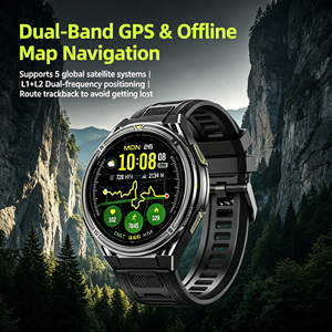 <span class=keywords><strong>Reloj</strong></span> <span class=keywords><strong>Inteligente</strong></span> Deportivo a Prueba de Agua IP69 5ATM para <span class=keywords><strong>Hombre</strong></span>, Android iOS, Monitores de Ritmo Cardíaco, GPS, Smartwatch para <span class=keywords><strong>Hombre</strong></span> - Product Image 3