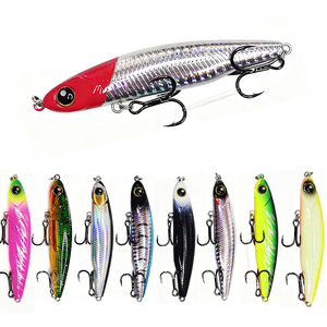 Leurre crayon coulant HOWELL Heavy-Weight Minnow <span class=keywords><strong>II</strong></span> 8g-21g pour lancer longue distance, avec grelots intégrés, hameçons triples 4X renforcés, en matériau ABS - Product Image 4