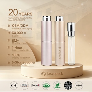 Atomizador de Perfume Recargable y Portátil de Aluminio de 8 ml, Botella Pulverizadora de Metal Giratoria Redonda de 5 ml y 10 ml, Listo para Enviar - Product Image 5