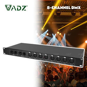 Adz 8-Port Amplifier nhãn hiệu loại cho tín hiệu kết nối giữa khác nhau Console và đèn sân khấu 8way cô lập tín hiệu Splitter - Product Image 3
