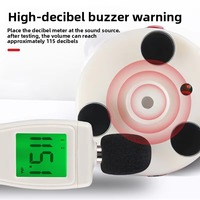 Lampu Alarm Suara Sensor Gerak Inframerah PIR 115dB Lampu Strobo Berputar Toko Anti Maling