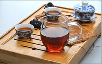 250ml verre transparent Gong Dao Bei Kung Fu thé et lait pichet luxe nouveau style métal Cha Hai thé tasse ensemble pour café et voyage