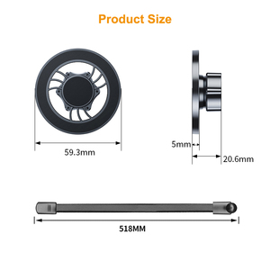 Support de téléphone réglable Support de téléphone magnétique flexible pour iPhone 15 <span class=keywords><strong>14</strong></span> 13 12 Série Mag Poussettes de vélos de table de chevet - Product Image 5